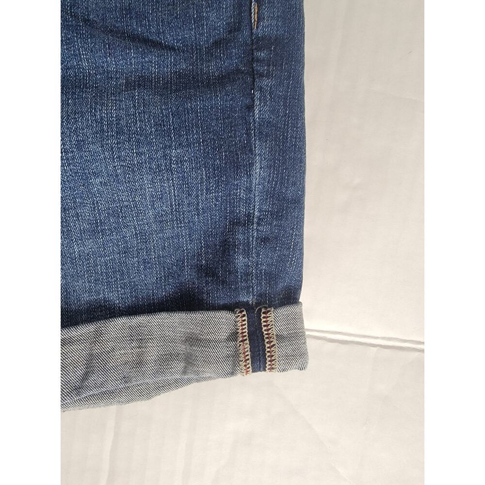 Silver Jeans Boyfriend Denim Shorts Womens Sz 18 Dark Wash Stretch Boho Festival - Picture 4 of 9
